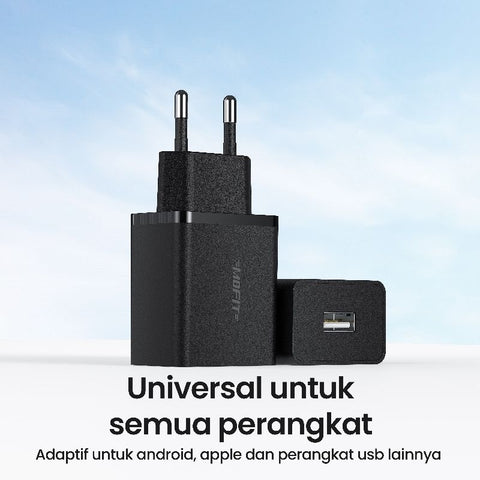 MOFIT MF10 - Fast Charge 2.4A USB Wall Charger Fast Charging - Hitam