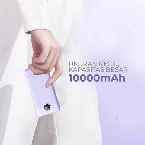 MOFIT Powerbank M18 10.000mAh LCD + Fast Charge Real Capacity