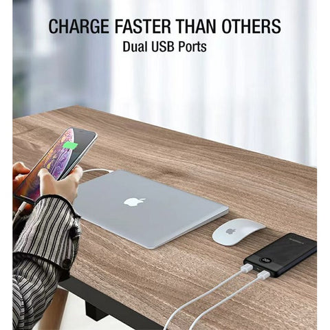 MOFIT Powerbank M18 10.000mAh LCD + Fast Charge Real Capacity