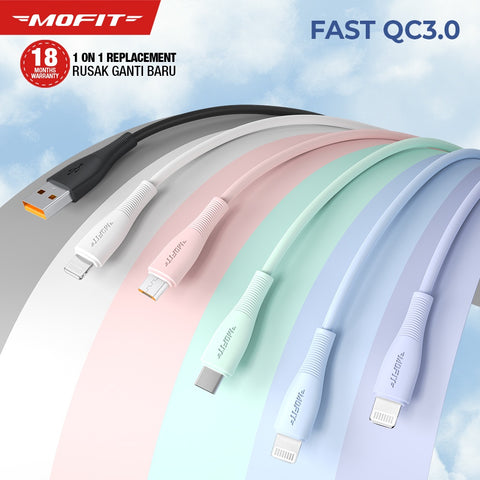 MOFIT Kabel data MACARON Quick Charge 3.0A 1000mm